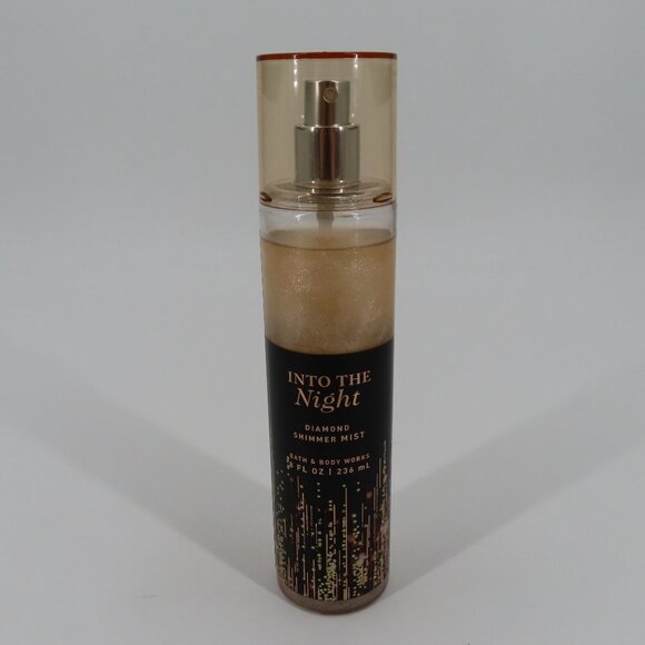 Bath and Body Works Into the Night Diamond Shimmer Mist 8oz USED 92% Full - Picture 8 of 8
